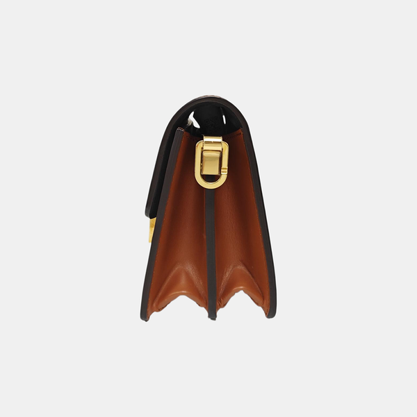 DAUPHINE Mini Monogram Coated Canvas Brown