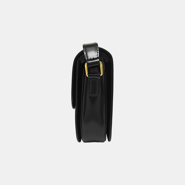 TRIOMPHE Medium Calfskin Black