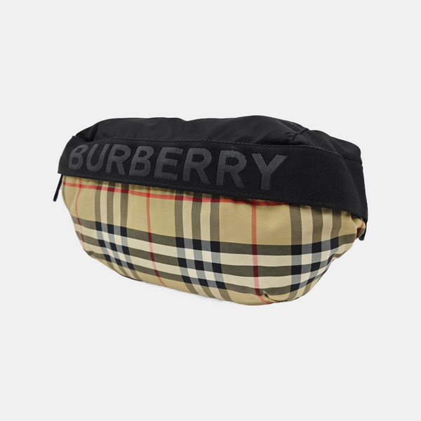Fabric Belt Bag Brown