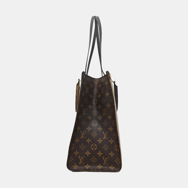 ONTHEGO GM Monogram Coated Canvas Brown