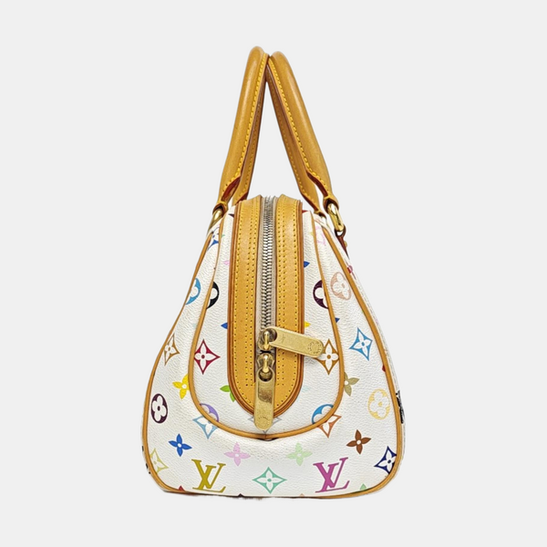 LV × TM PRISCILLA Monogram Coated Canvas White