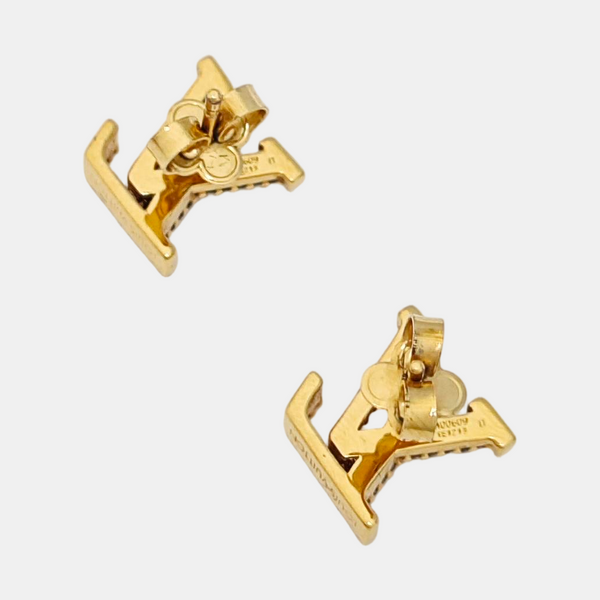 Metal Gold Stud Earrings