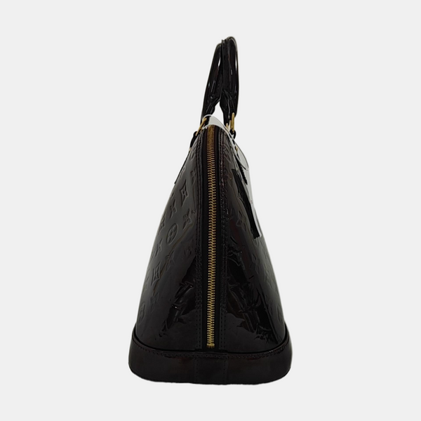 ALMA PM Monogram Patent Leather Red