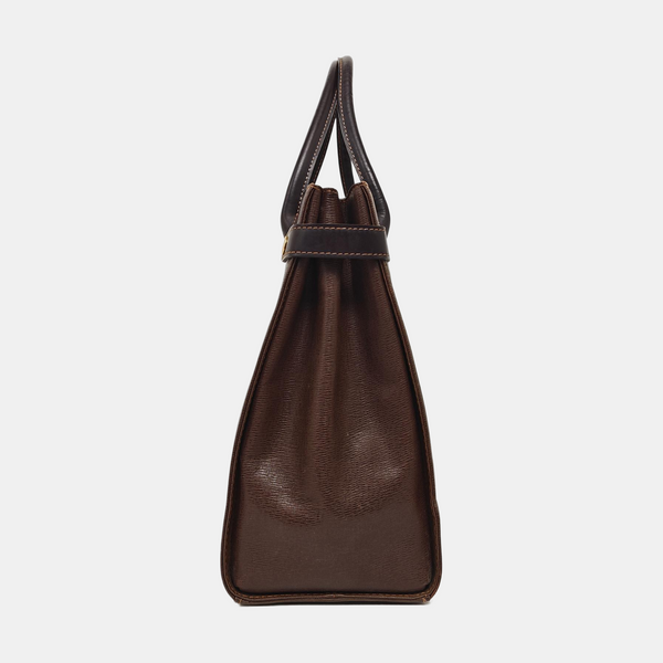 Calfskin Tote Bag Brown