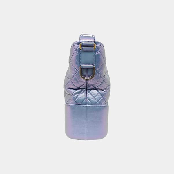 GABRIELLE Medium Quilted Calfskin Blue