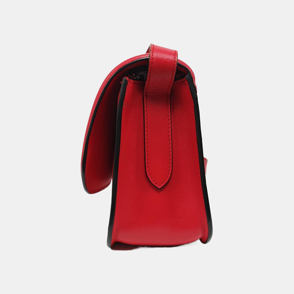 Calfskin Shoulder Bag Red