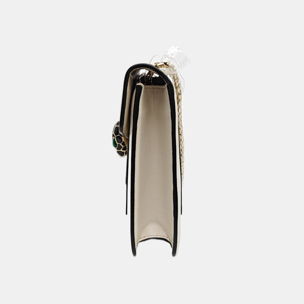 SERPENTI FOREVER Small Calfskin White