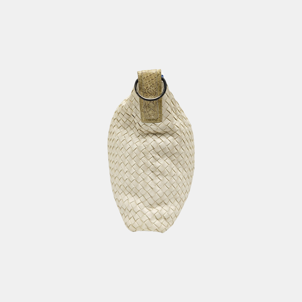 Leather Shoulder Bag White