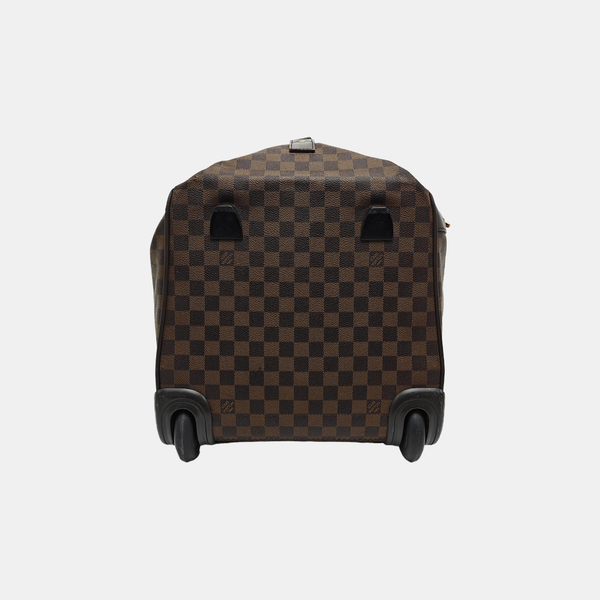 EOLE Damier Ebene Coated Canvas Brown