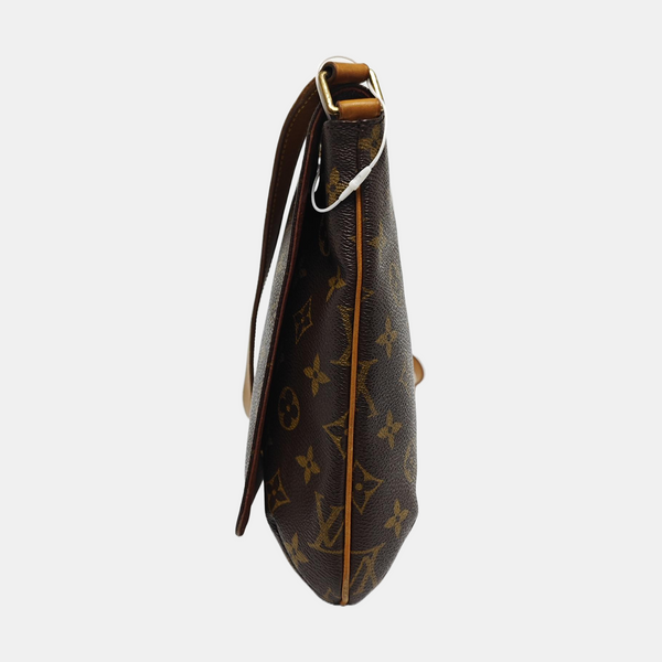 MUSETTE TANGO Monogram Coated Canvas Brown