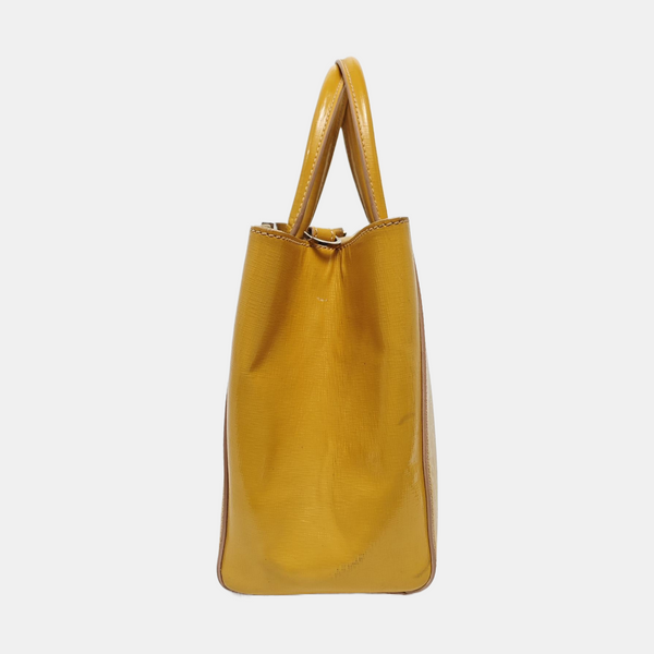 2 Jours Small Calfskin Yellow