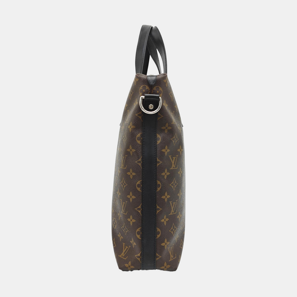 KITAN Monogram Coated Canvas Brown