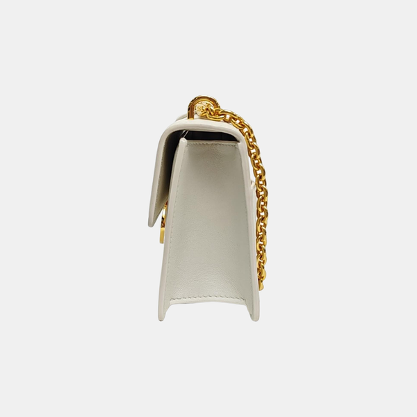 30 Montaigne East-West Calfskin White