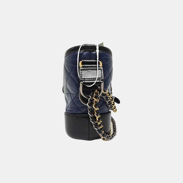 GABRIELLE Quilted Calfskin Blue