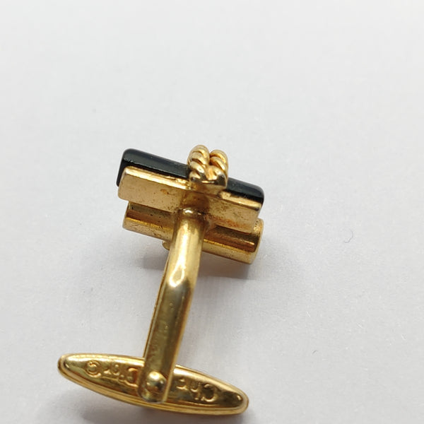 Metal Cufflink Gold