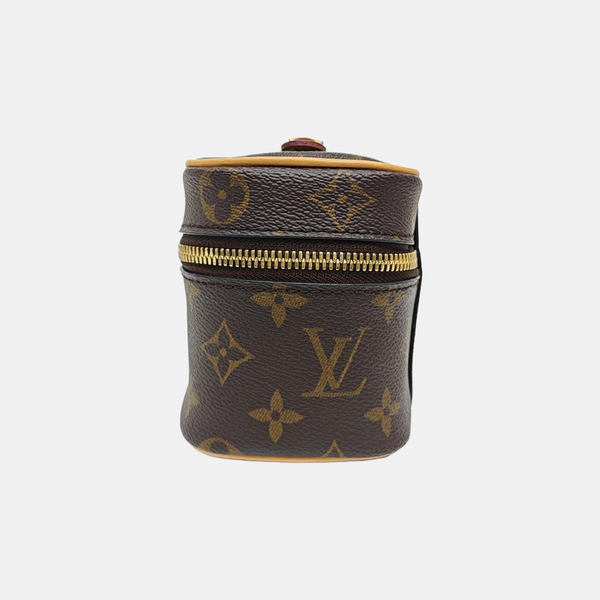 NICE Super Mini Monogram Coated Canvas Brown