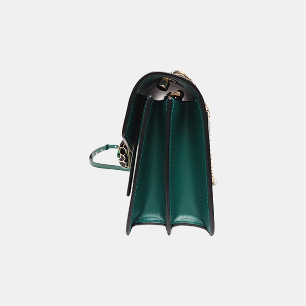SERPENTI FOREVER Small Calfskin Green