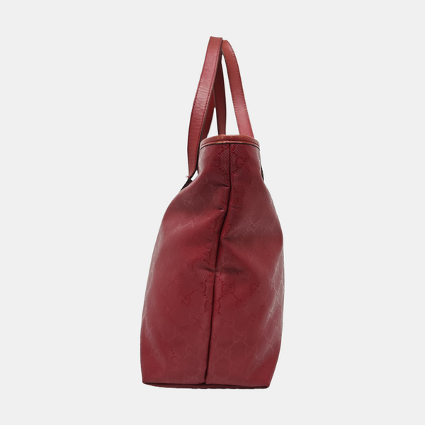 GG Imprime Monogram Coated Canvas Red