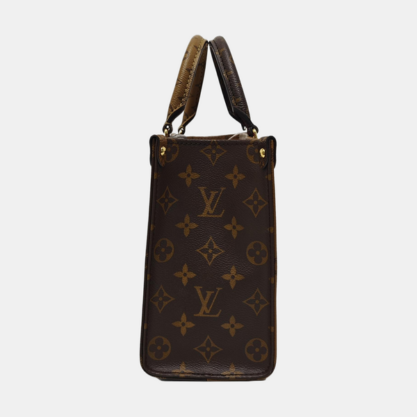 ONTHEGO PM Monogram Coated Canvas Brown