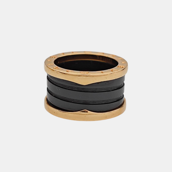 B.ZERO1 18k Rose Gold Ring EU 50