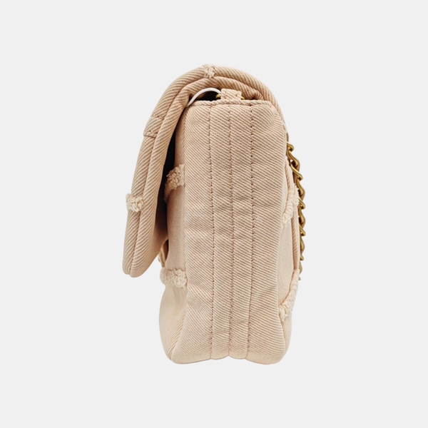 Authenticated pre-owned CLASSIC FLAP Canvas Pink - Shoulder Bag at Looply