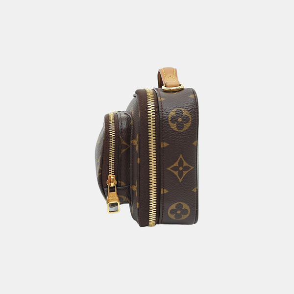 UTILITY Monogram Coated Canvas Brown