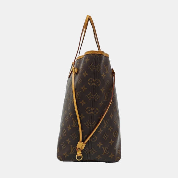 NEVERFULL Lona Revestida Monogram Marrón