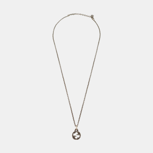 Interlocking G 925 Sterling Silver Necklace