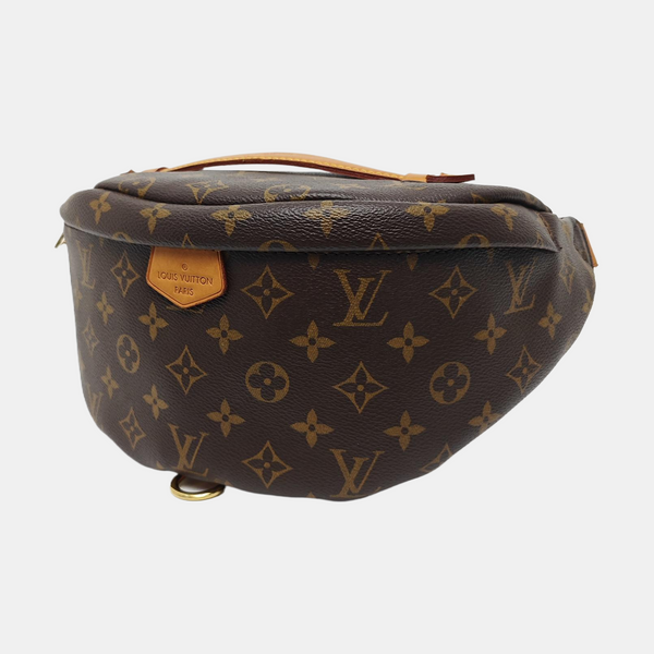 BUMBAG Monogram Coated Canvas Brown