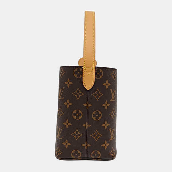 ALL IN BB Monogram Coated Canvas Brown
