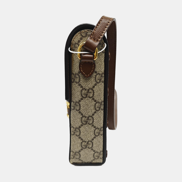 Horsebit 1955 Mini Coated Canvas Beige
