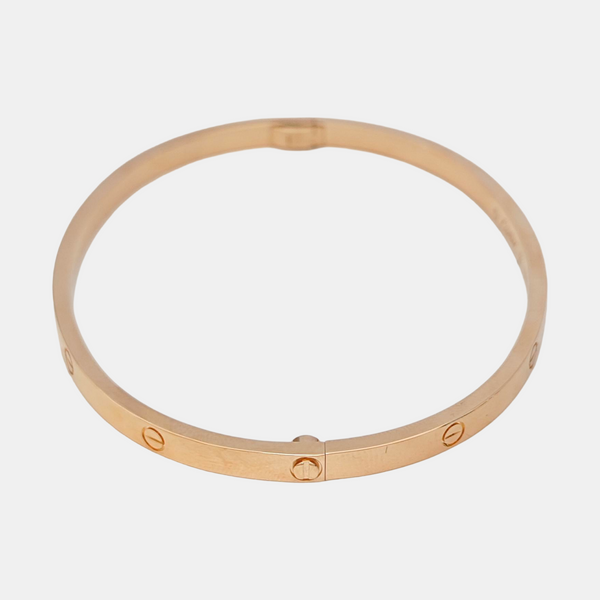 LOVE 18k Rose Gold Bangle