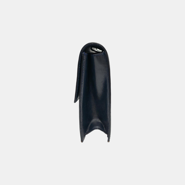 Calfskin Shoulder Bag Blue