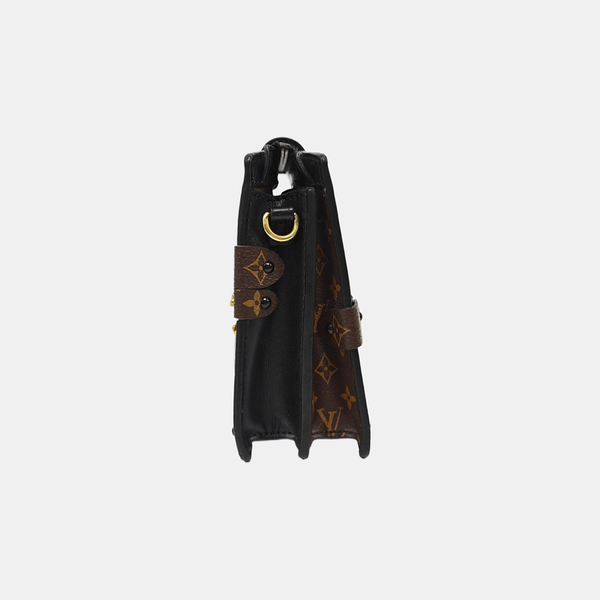 TRUNK Monogram Coated Canvas Brown