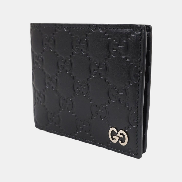 Signature Monogram Calfskin Black Wallet