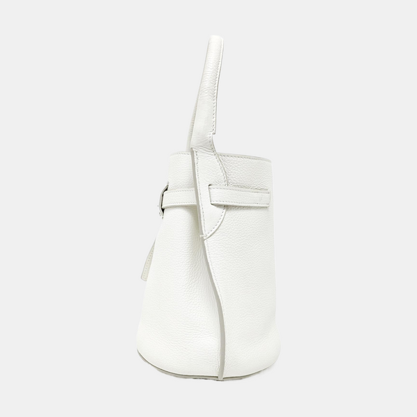 BIG BAG Nano Calfskin White