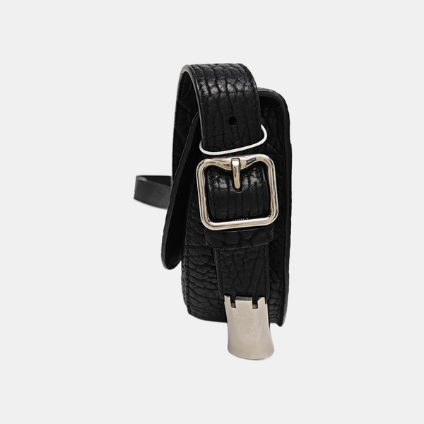 Calfskin Shoulder Bag Black