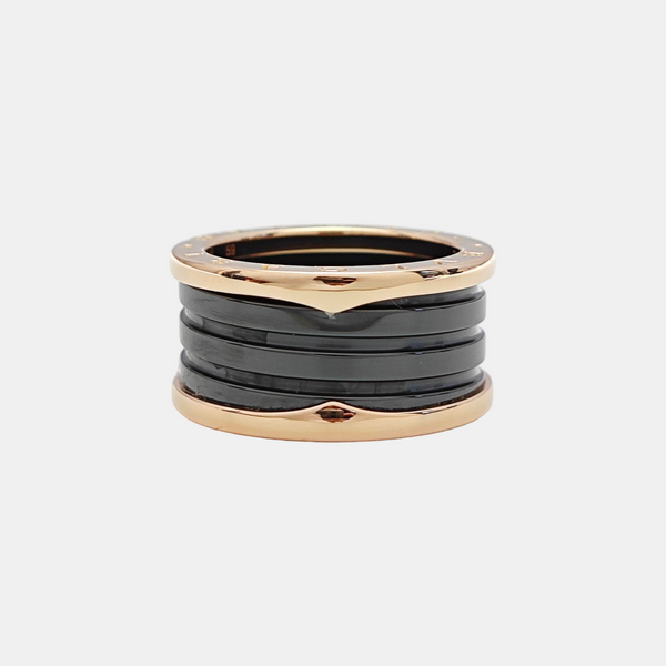 B.ZERO1 18k Rose Gold Ring EU 59