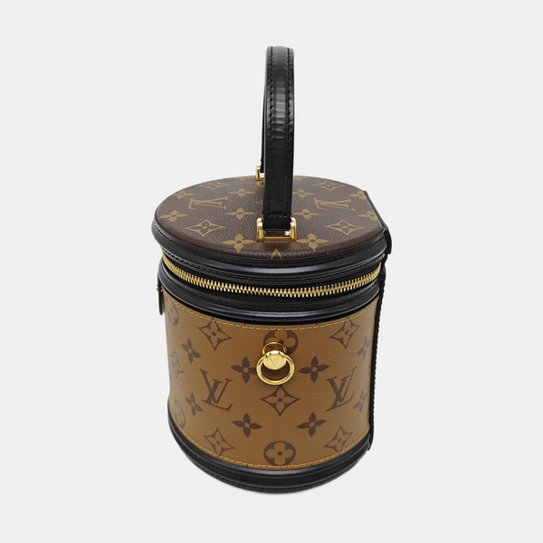CANNES PM Monogram Coated Canvas Brown