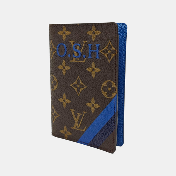 Monogram Coated Canvas Wallet Brown