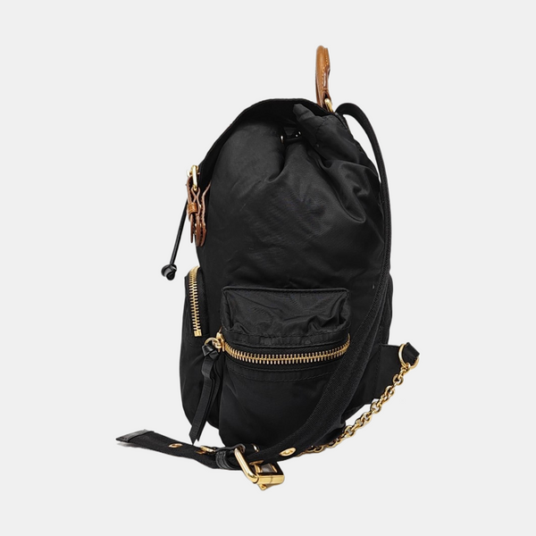 The Rucksack Medium Nylon Black