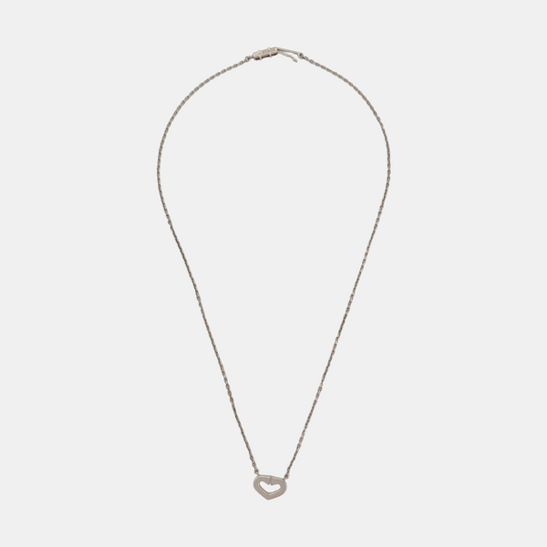 18k White Gold Silver Necklace