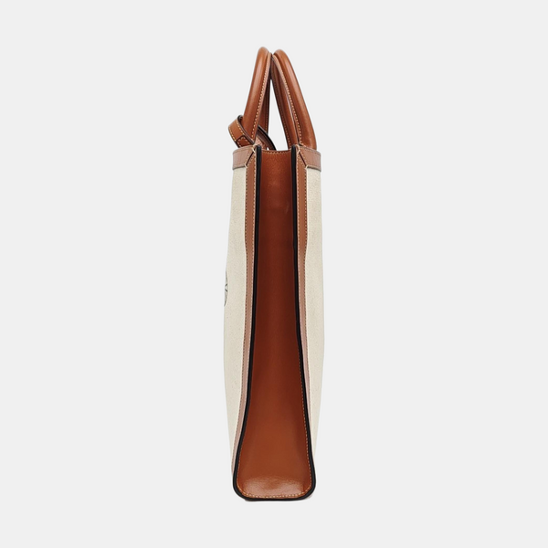 CABAS CELINE Small Canvas Beige