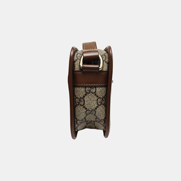 Bree Monogram Coated Canvas Beige