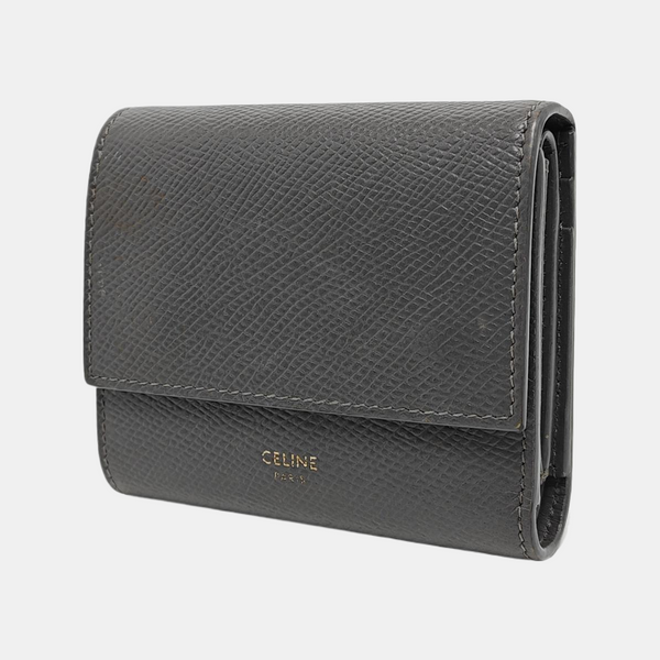 Calfskin Wallet Gray