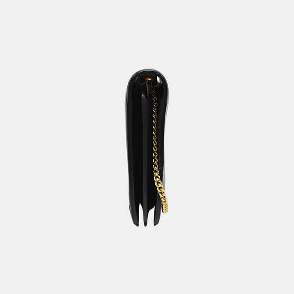 Calfskin Shoulder Bag Black