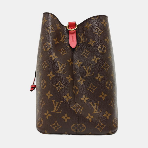 NÉONOÉ MM Monogram Coated Canvas Brown