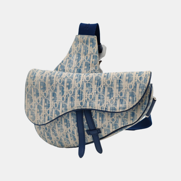 Saddle Medium Fabric Blue