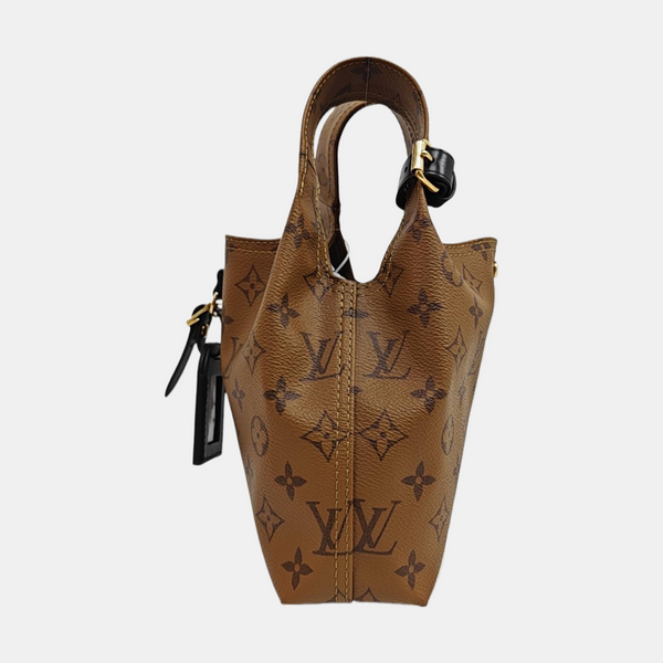 ATLANTIS PM Monogram Coated Canvas Brown