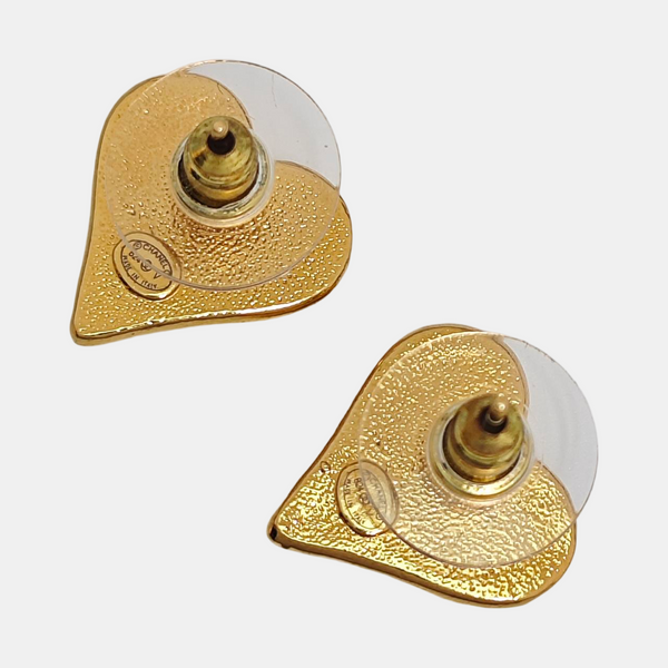 Metal Gold Stud Earrings